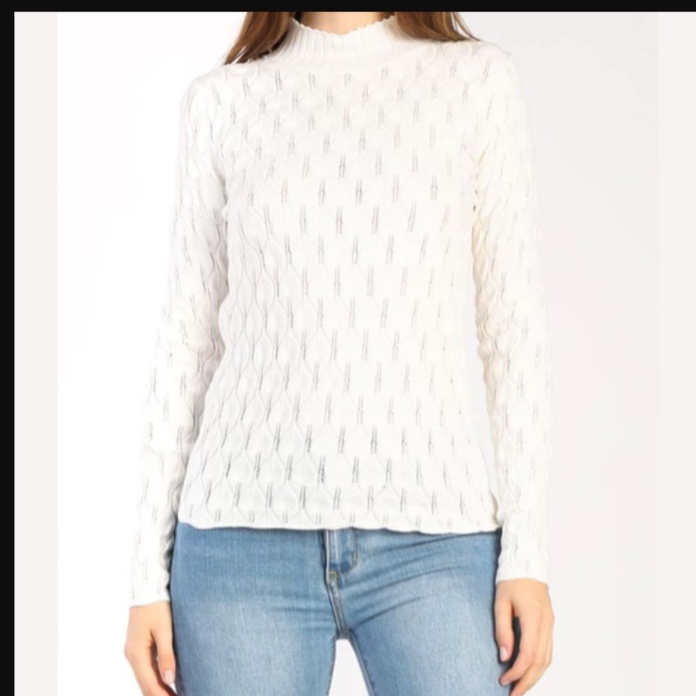 Mock neck Sweater